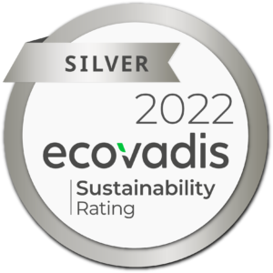 ECOVADIS Sustainability Rating Silbermedaille